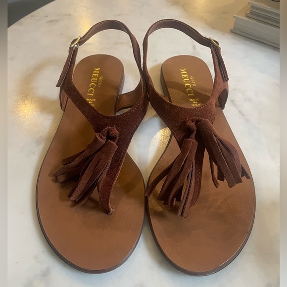 Sesto Meucci Made In Italy Thong Sandals - Picture 1 of 12